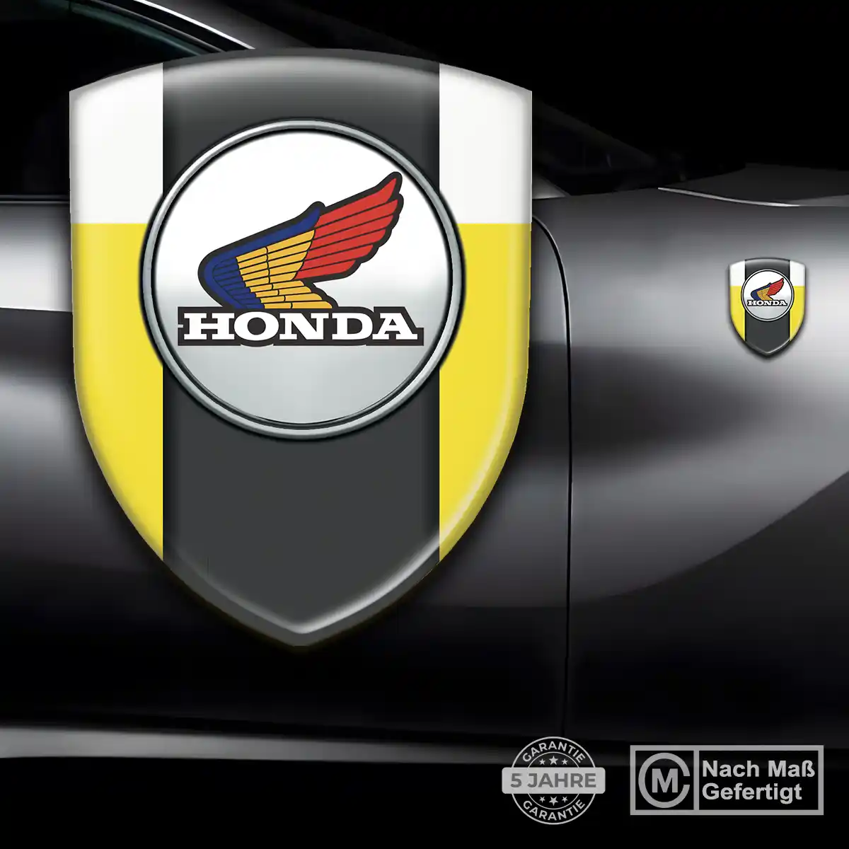 Honda Aufkleber 3D Gel Wappen Luxus-Edition