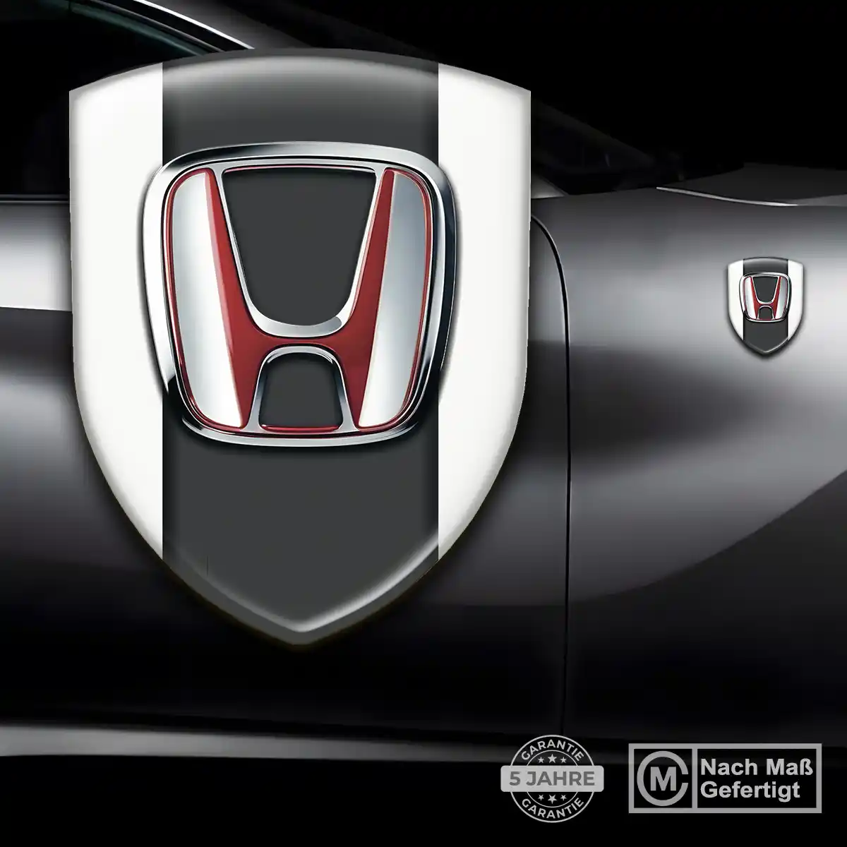 Honda Aufkleber 3D Gel Wappen Premium-Edition