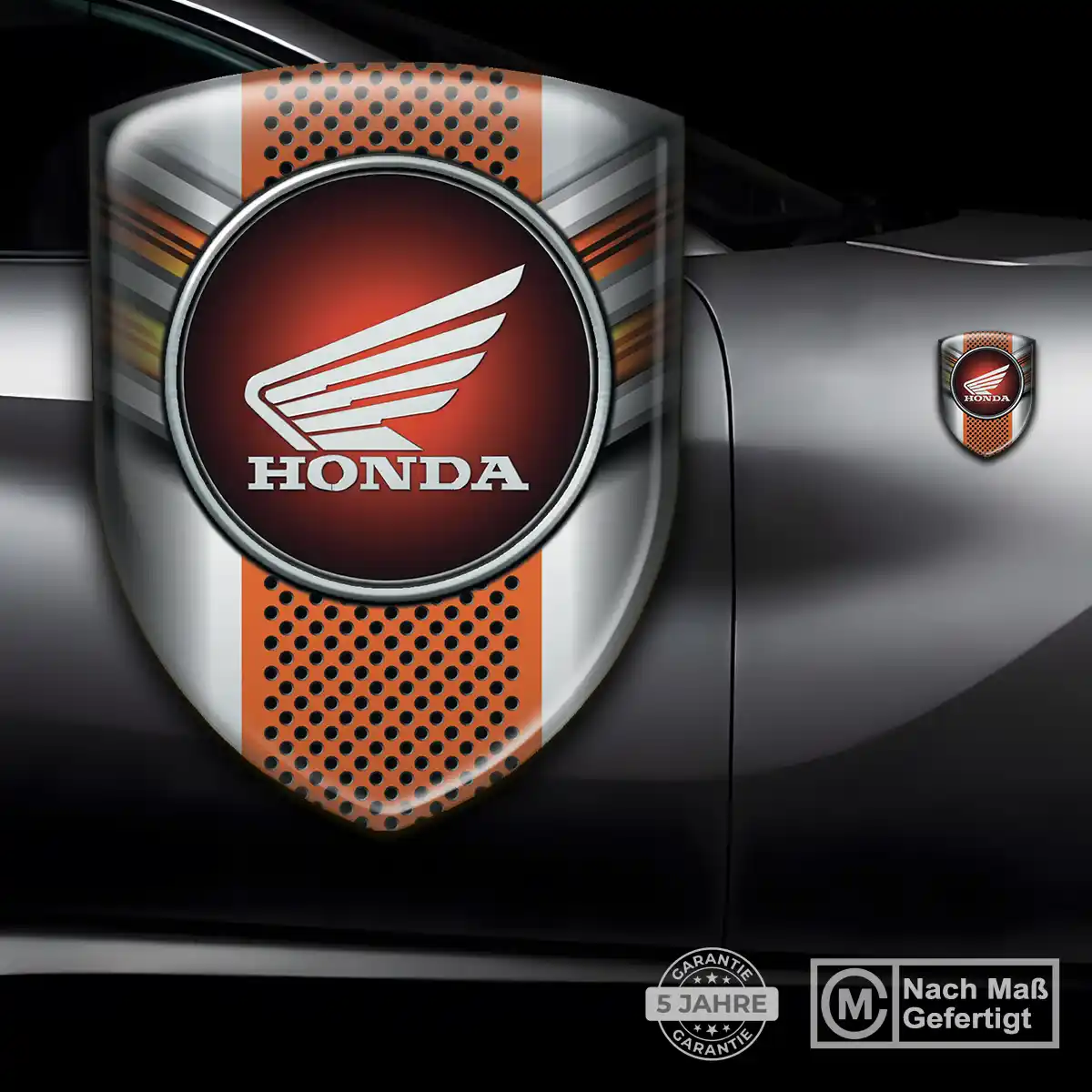Honda Aufkleber 3D Gel Wappen Stilvolles Design
