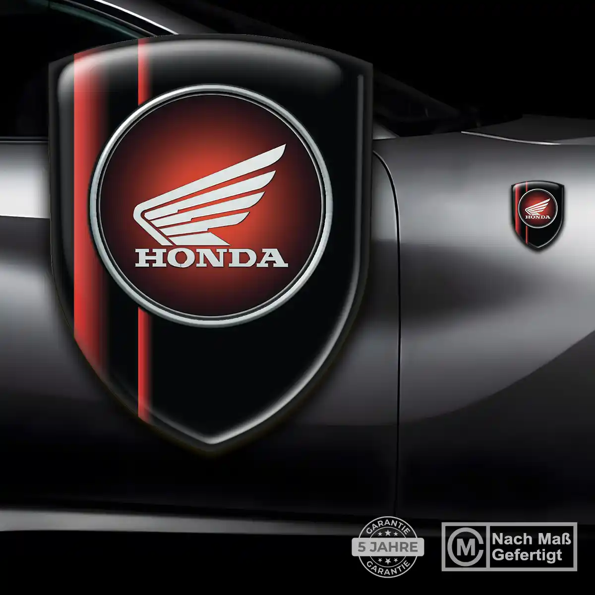 Honda Aufkleber 3D Gel Wappen Tuningfahrzeug