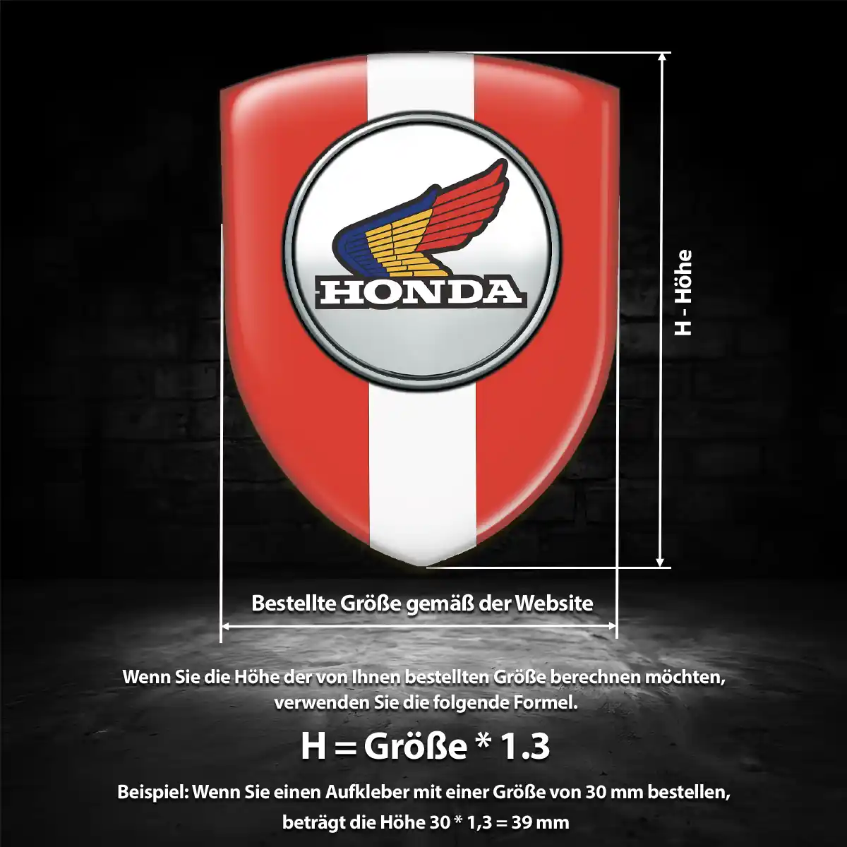 Honda Aufkleber Auto Hohe Qualität