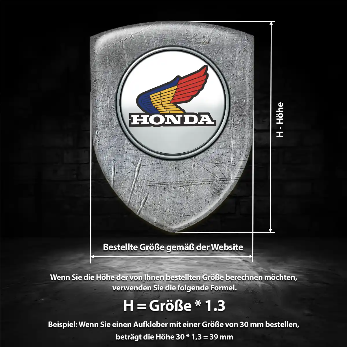 Honda Aufkleber Auto Markenedition