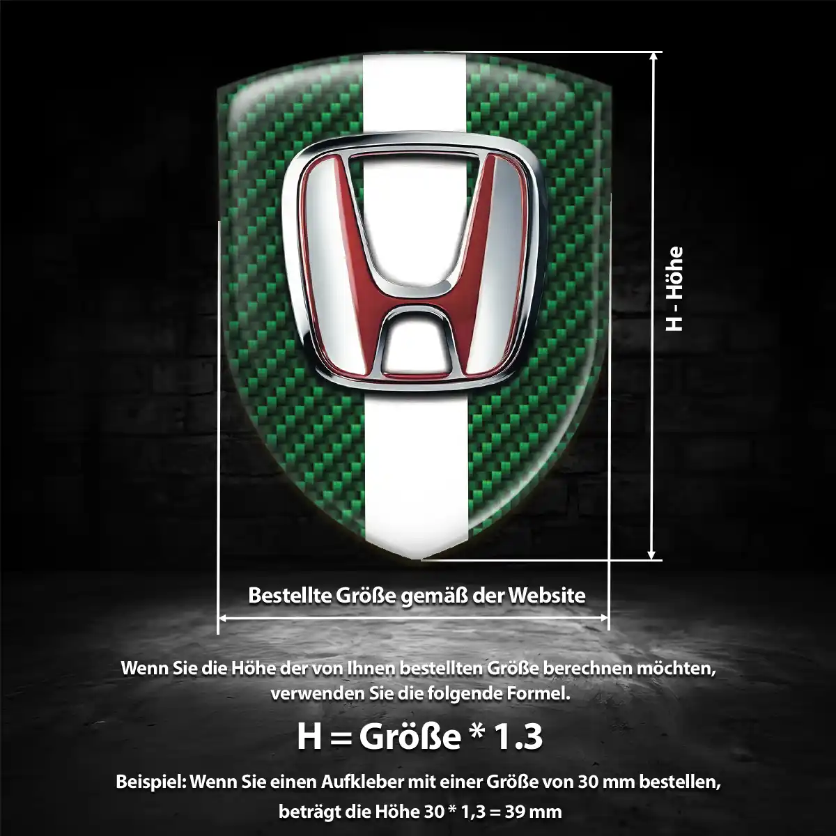 Honda Aufkleber Auto Modernes Design