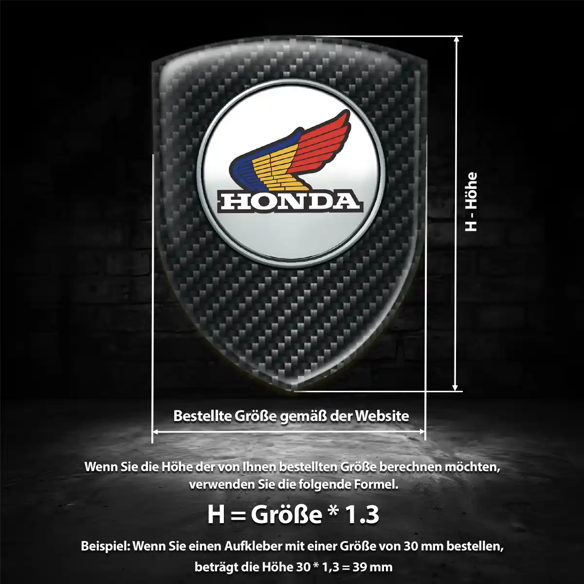 Honda Aufkleber Auto Stilvolles Design