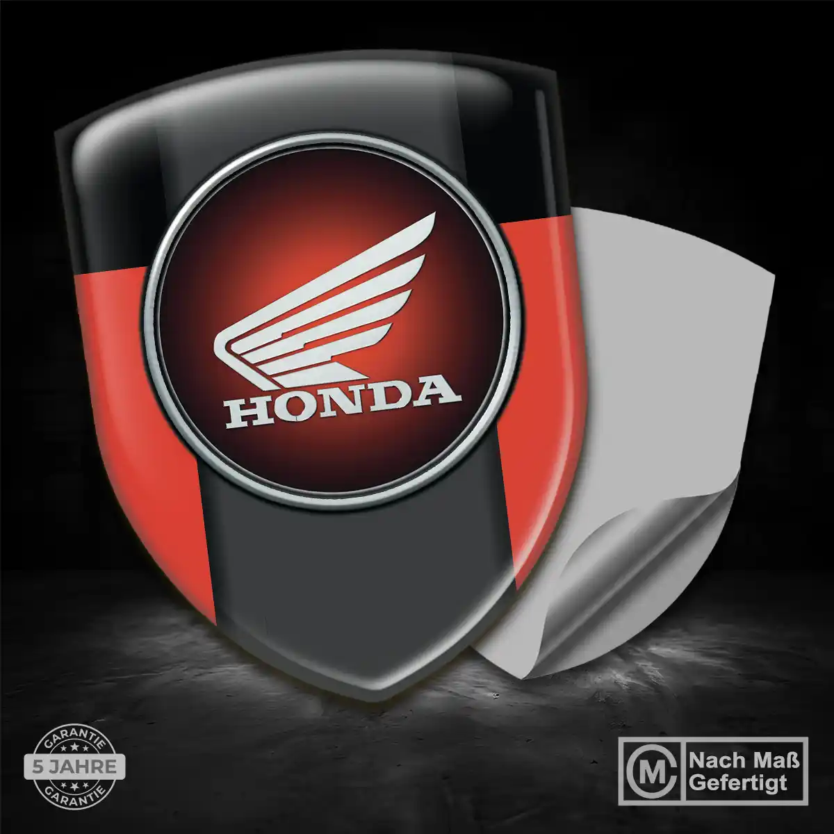 Honda Aufkleber Emblem Ausdrucksstarkes Design