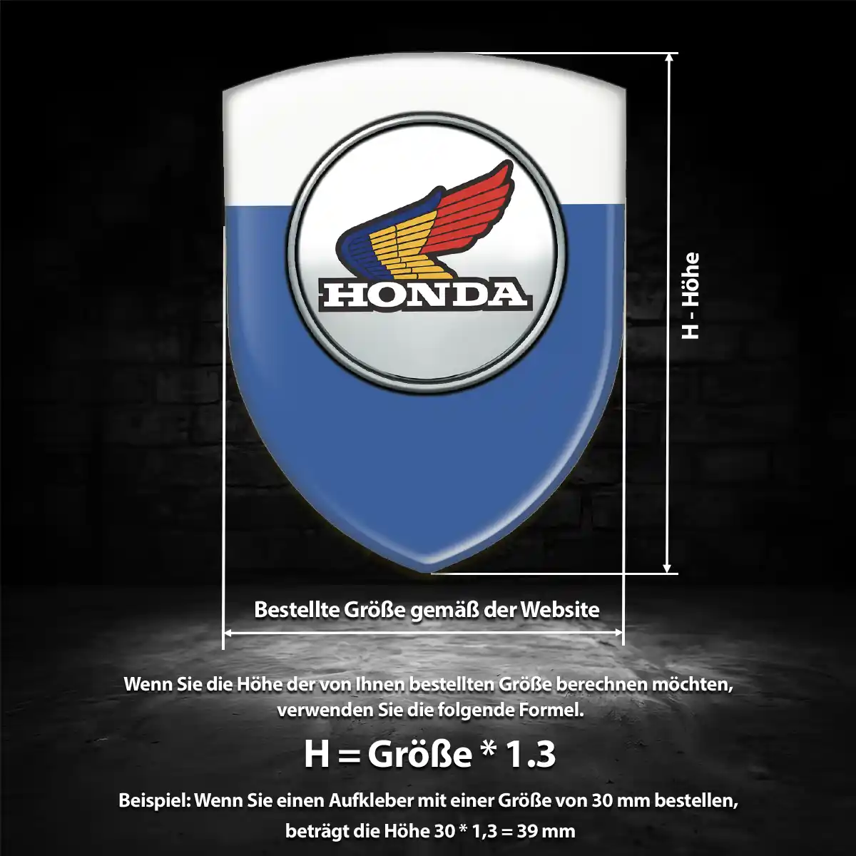 Honda Aufkleber Emblem Auto Luxus-Edition