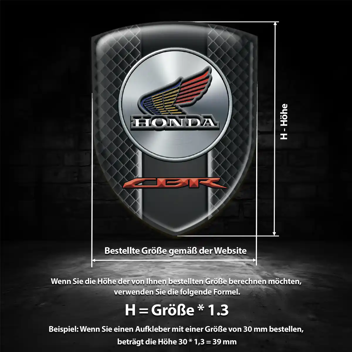 Honda Aufkleber Emblem Auto Modernes Design