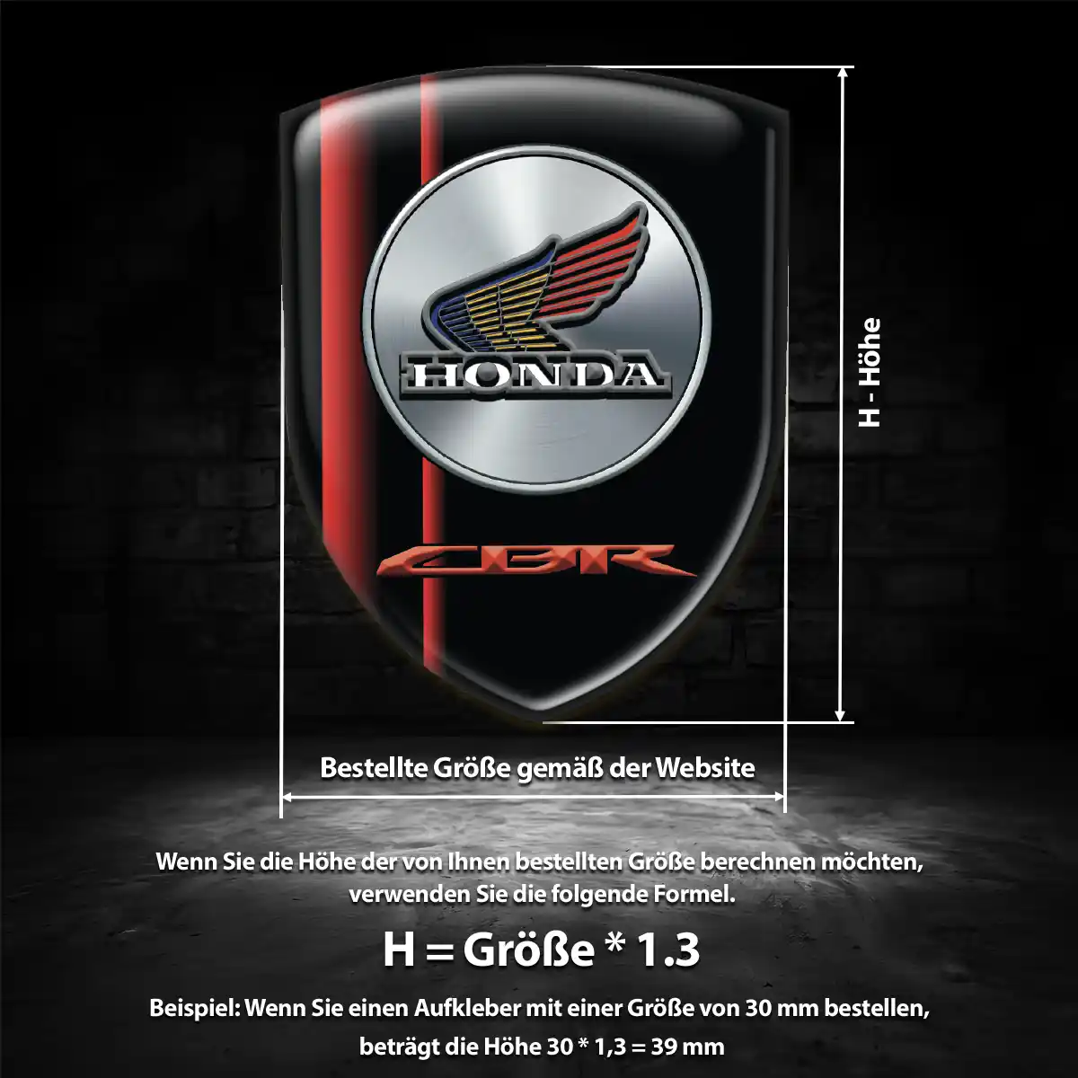 Honda Aufkleber Emblem Auto Tuningfahrzeug