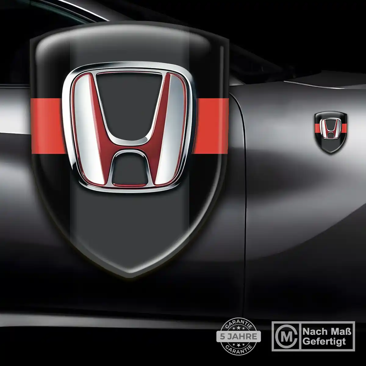 Honda Aufkleber Emblem Hochwertiges Harz