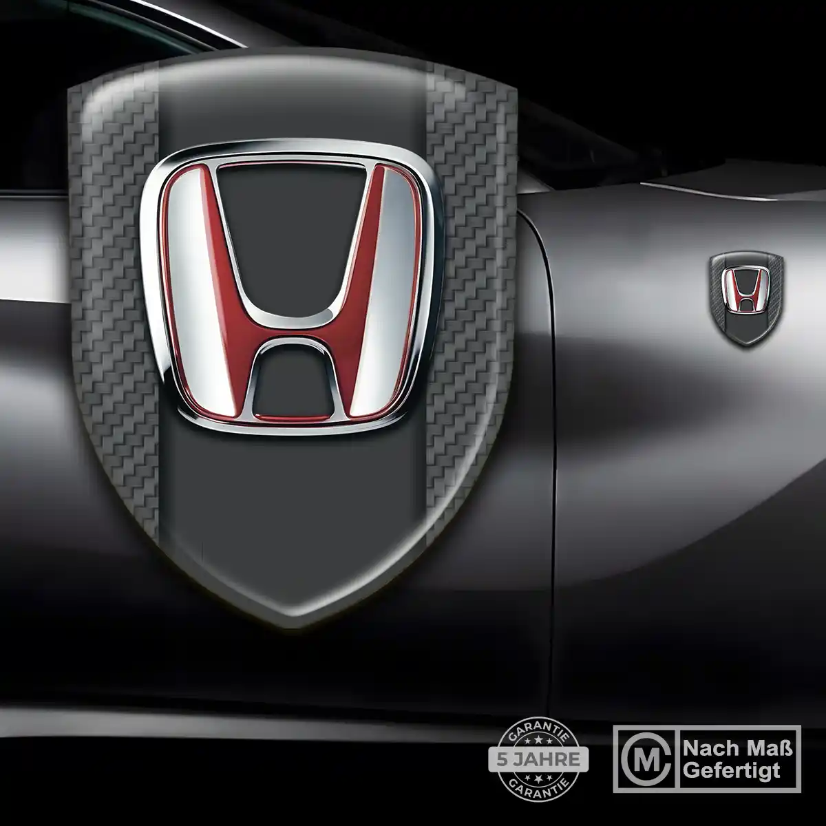 Honda Aufkleber Emblem Wappen Auto Elegantes Design
