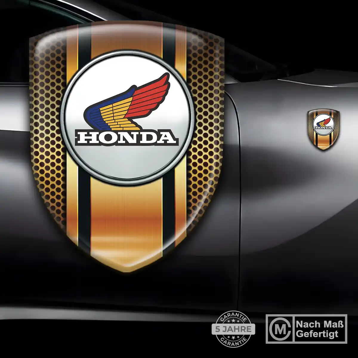 Honda Aufkleber Emblem Wappen Auto Hochwertiges Harz