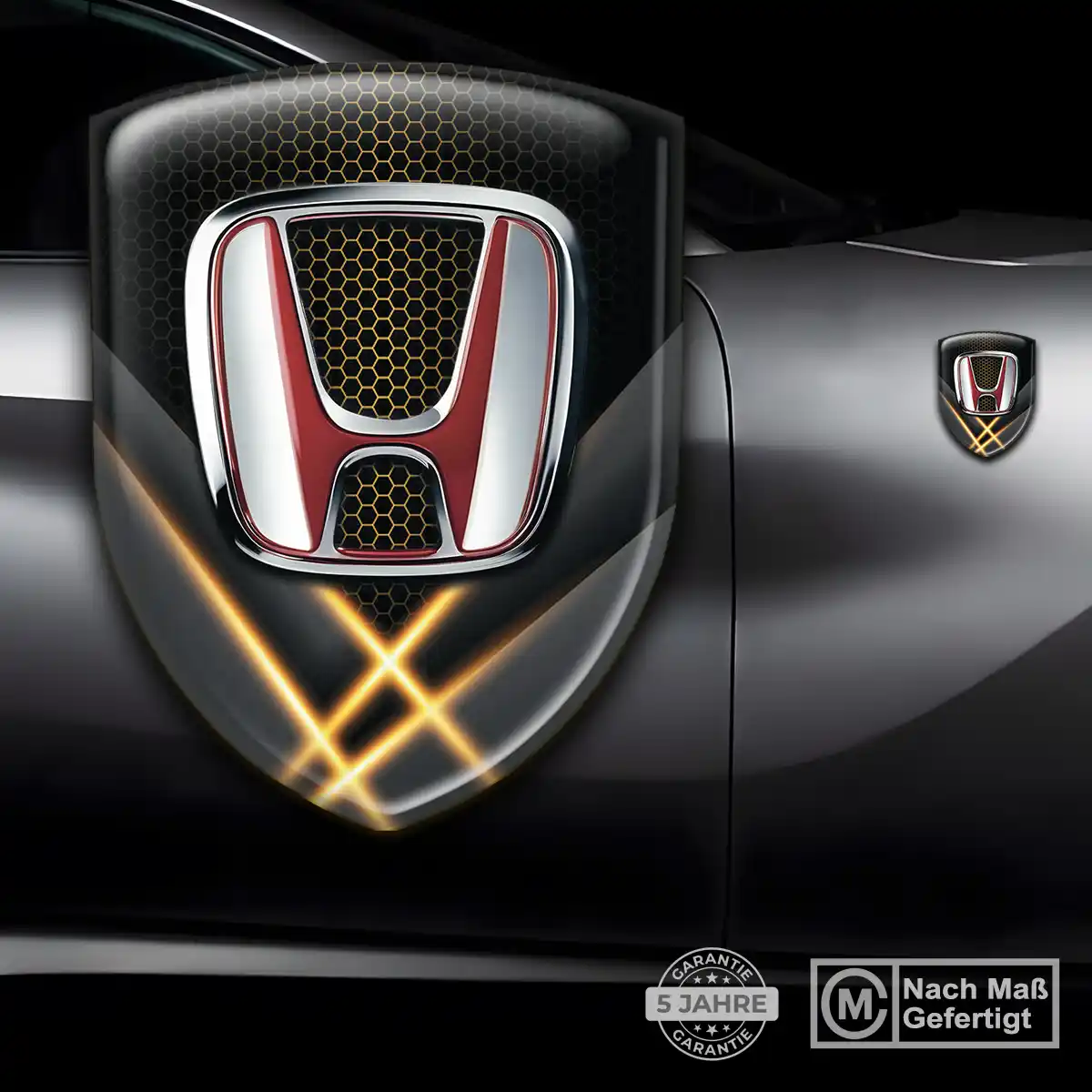 Honda Aufkleber Emblem Wappen Auto Interieurdesign