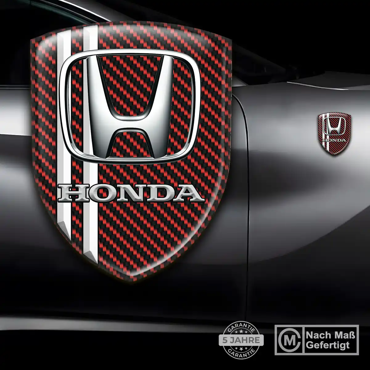 Honda Aufkleber Emblem Wappen Elegantes Design