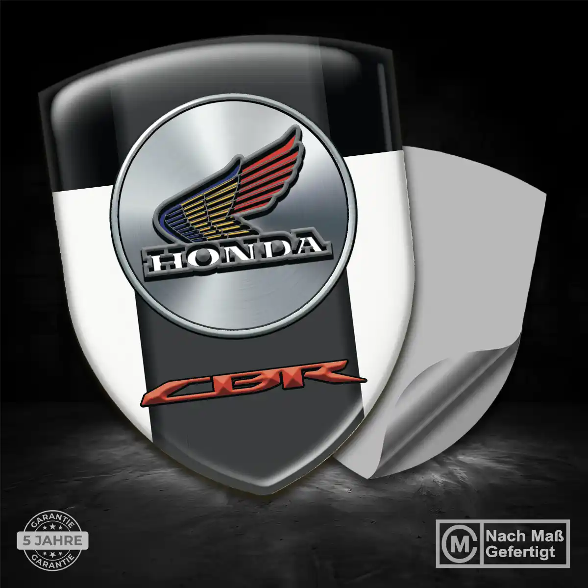 Honda Aufkleber Emblem Wappen Hochwertiges Harz