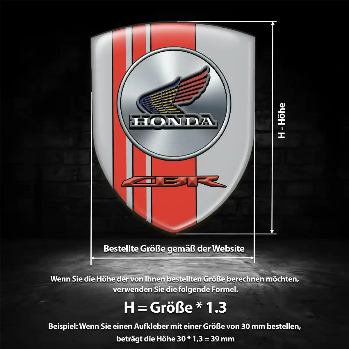 Honda Aufkleber Embleme Silikon Auto Luxus-Edition