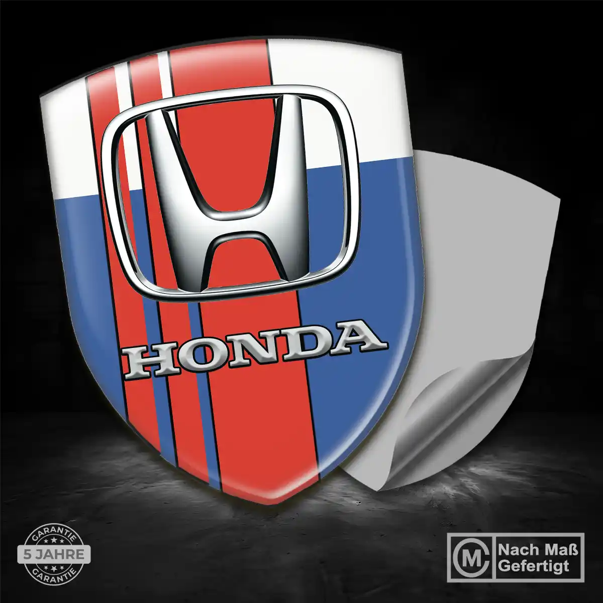 Honda Aufkleber Embleme Silikon Auto Markenedition