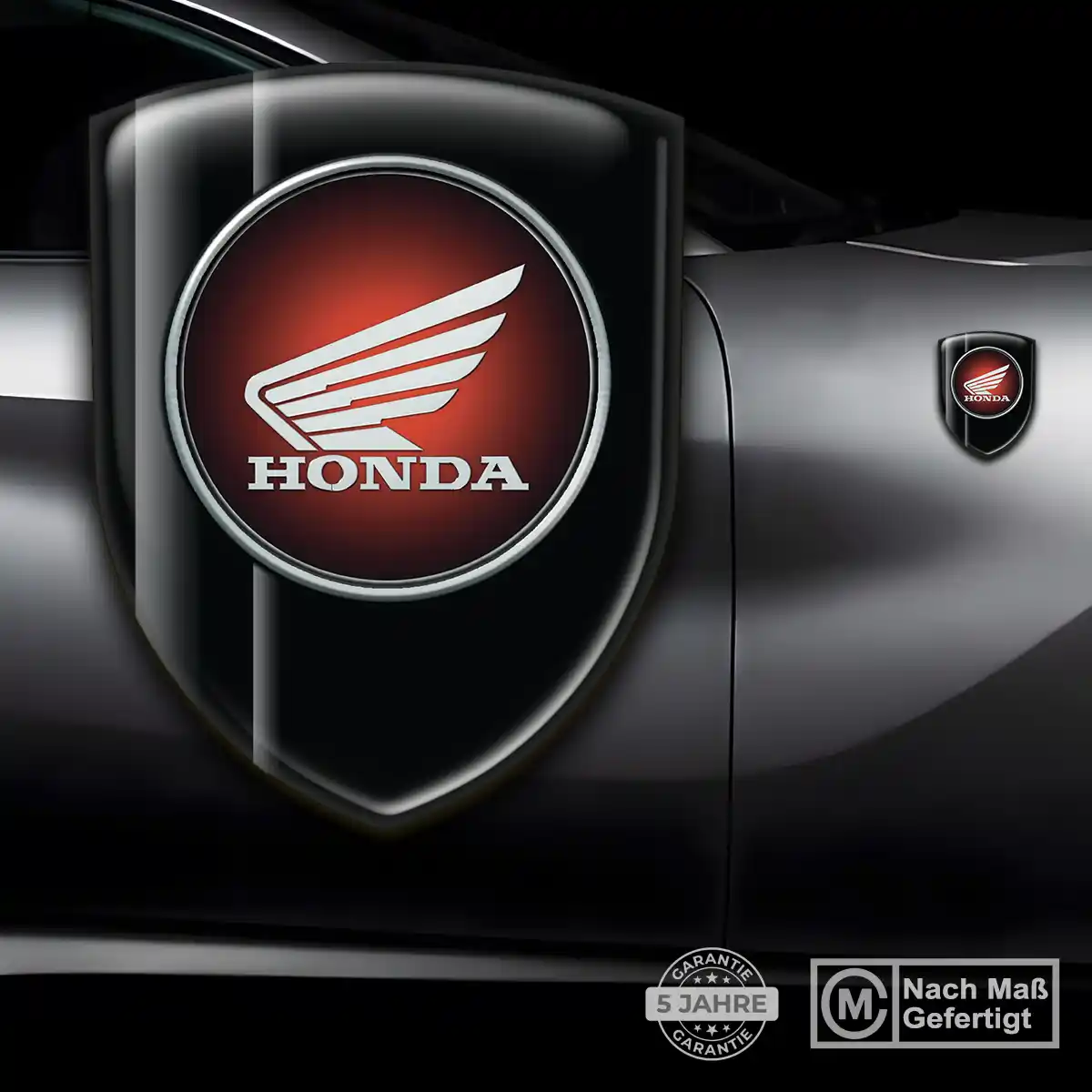 Honda Aufkleber Embleme Silikon Edles Design