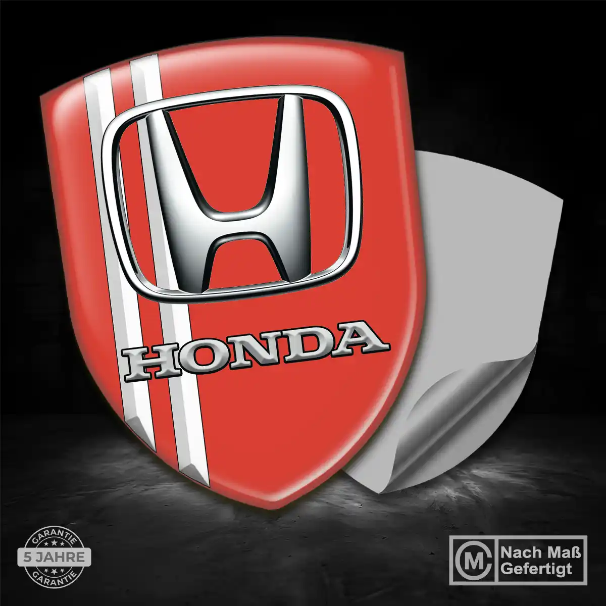 Honda Aufkleber Embleme Silikon Hochwertiges Harz