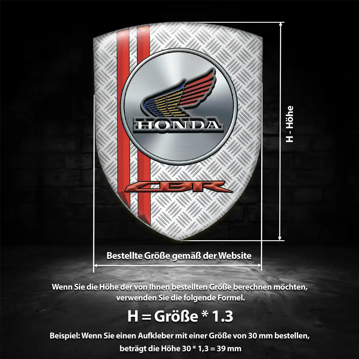 Honda Aufkleber Embleme Silikon Interieurdesign