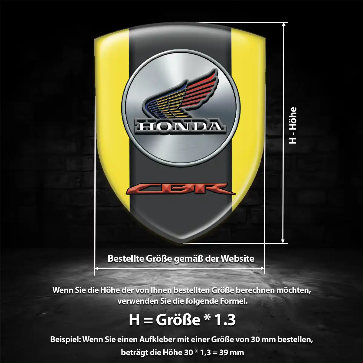 Honda Aufkleber Embleme Silikon Stilvolles Design