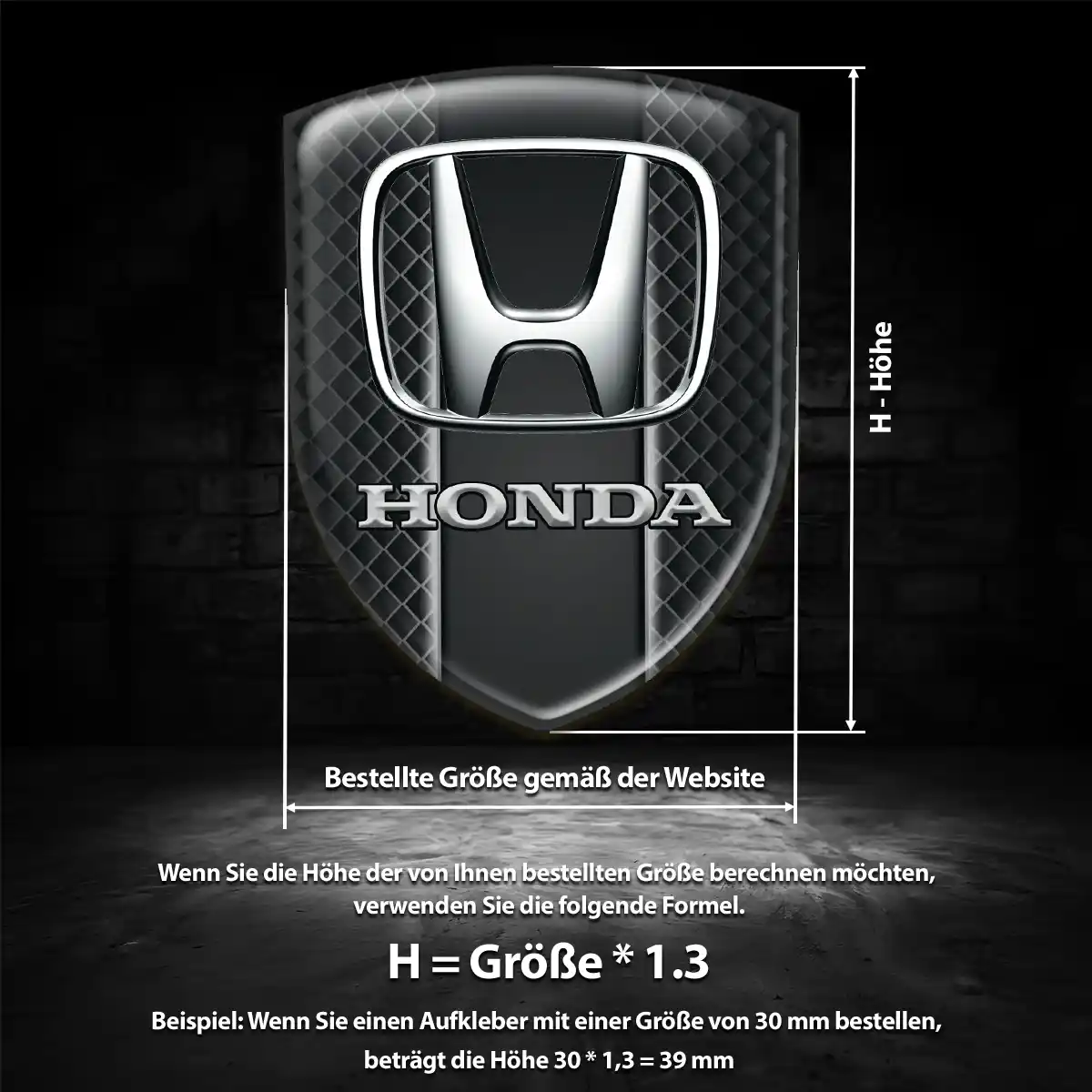 Honda Aufkleber Premium-Edition