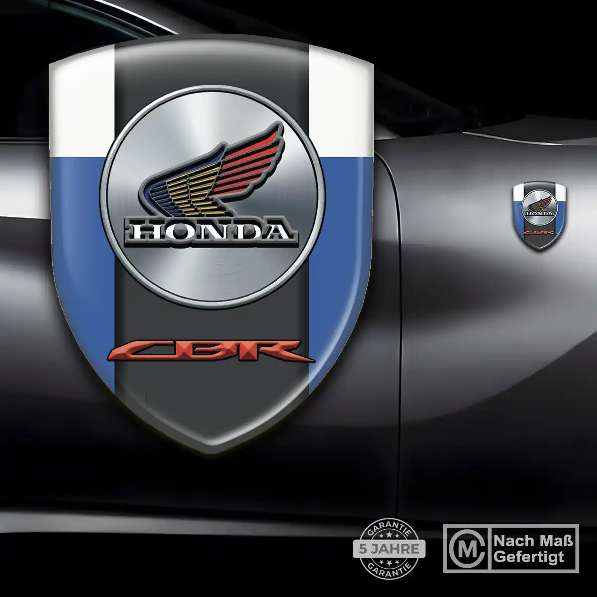 Honda Aufkleber Silikon Embleme Auto Elegantes Design
