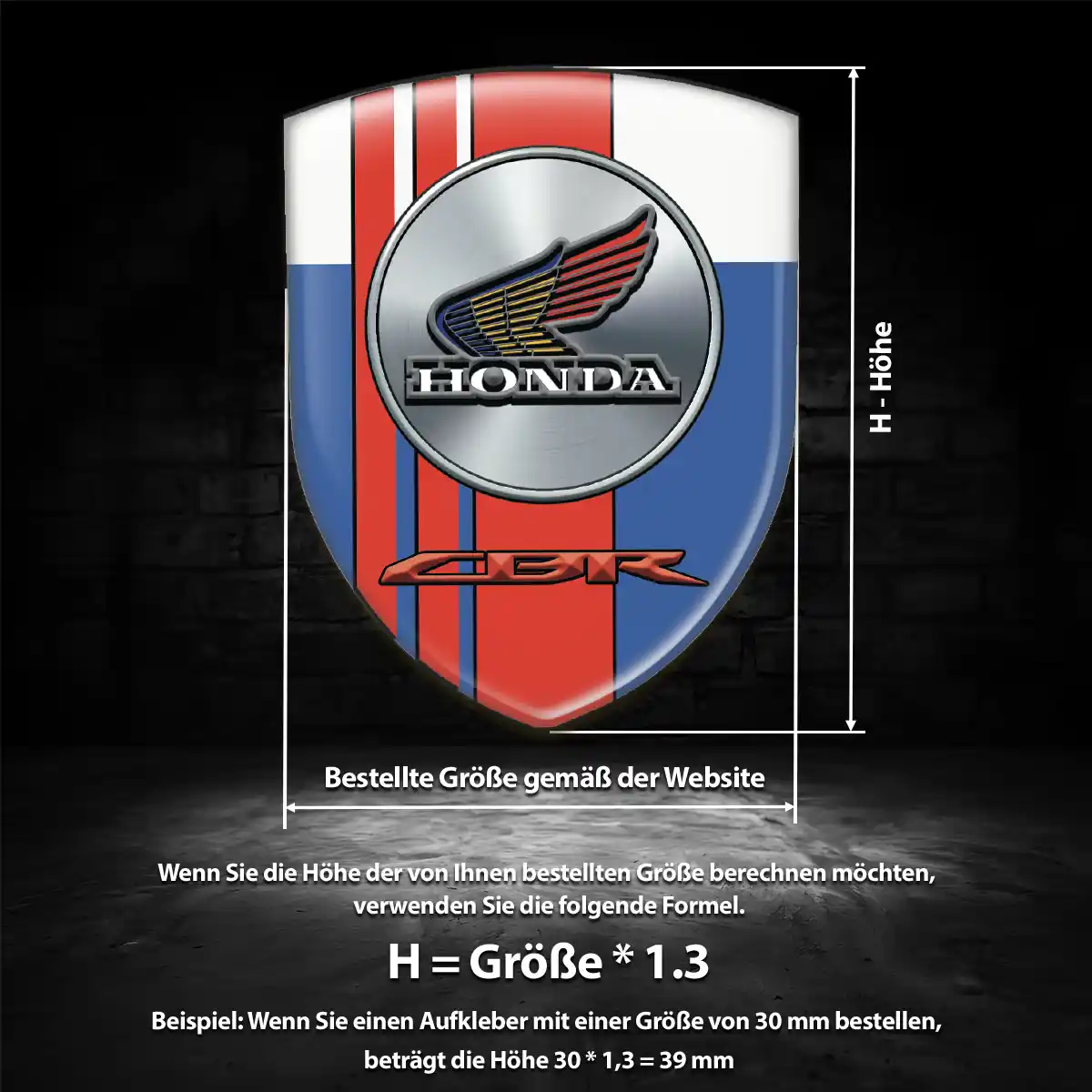 Honda Aufkleber Silikon Embleme Auto Luxus-Edition