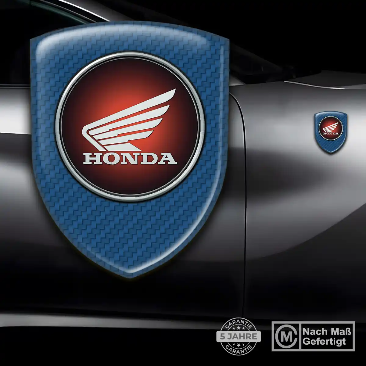 Honda Aufkleber Silikon Embleme Auto Premium-Edition