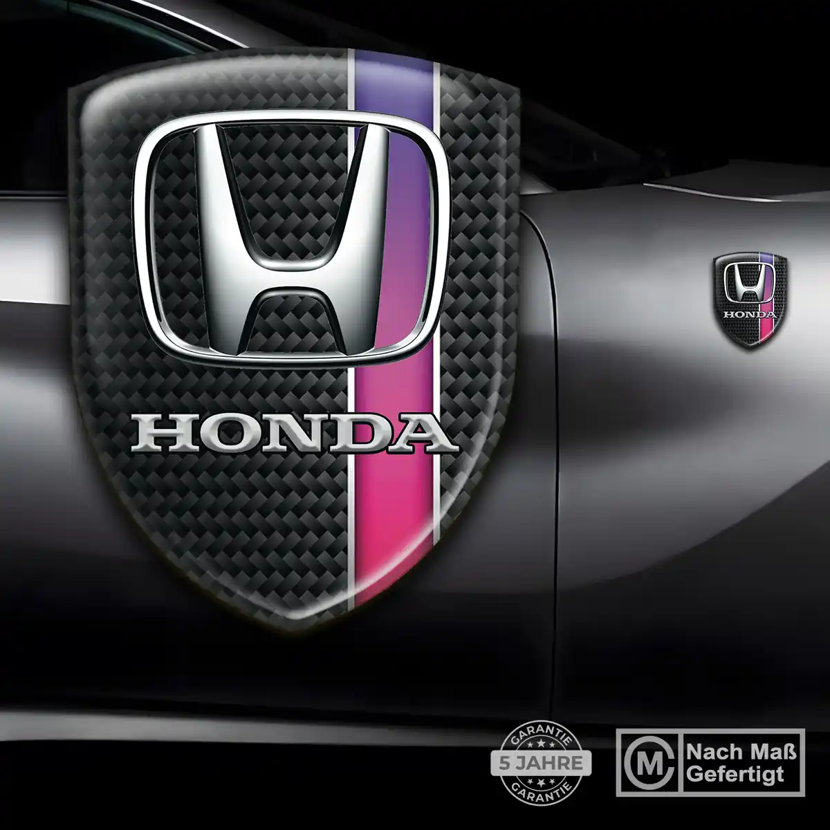 Honda Aufkleber Silikon Embleme Elegantes Design