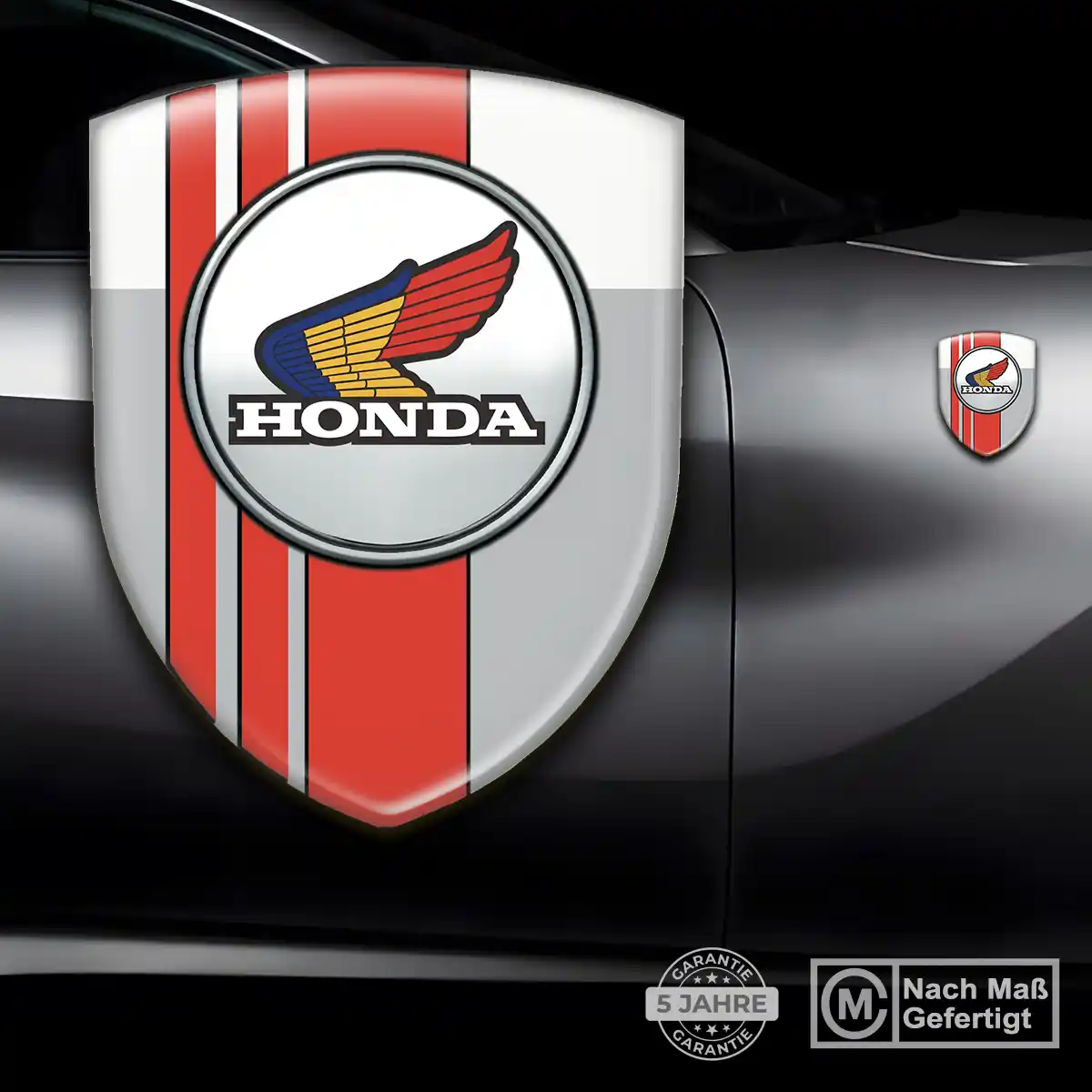 Honda Aufkleber Silikon Embleme Premiumqualität