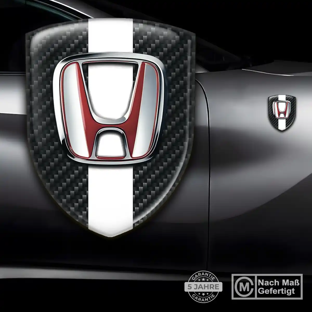 Honda Aufkleber Wappen Ausdrucksstarkes Design