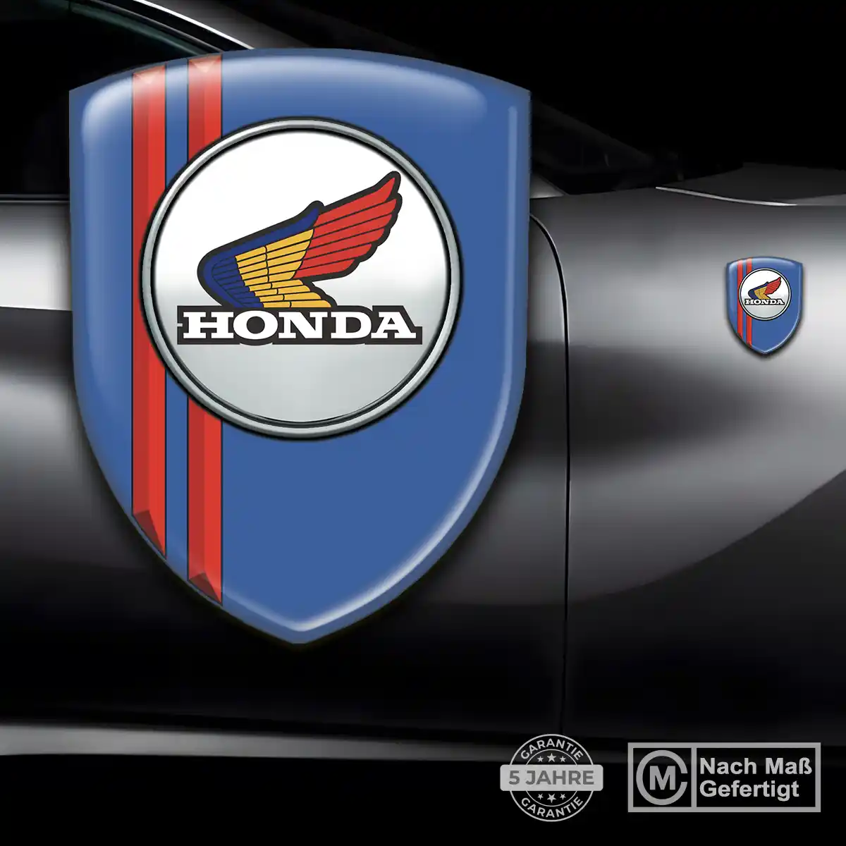 Honda Aufkleber Wappen Auto Elegantes Design