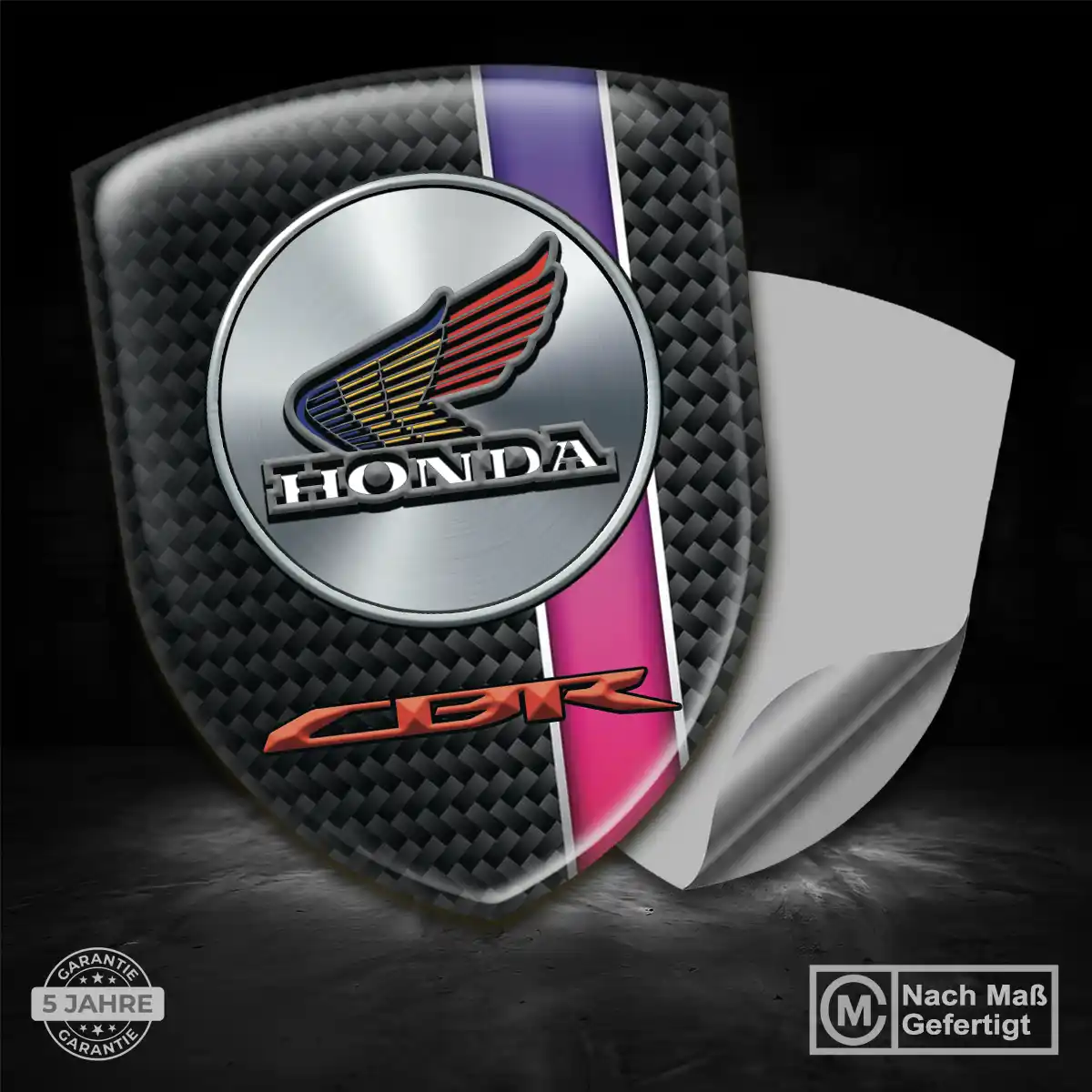 Honda Aufkleber Wappen Auto Luxus-Edition