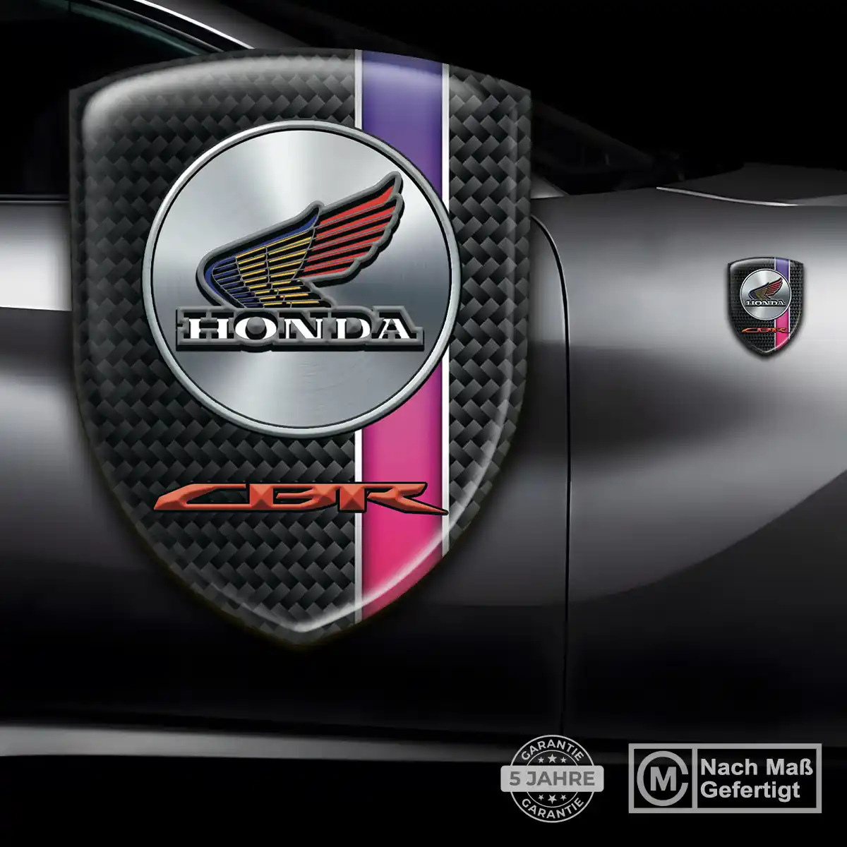 Honda Aufkleber Wappen Auto Luxus-Edition