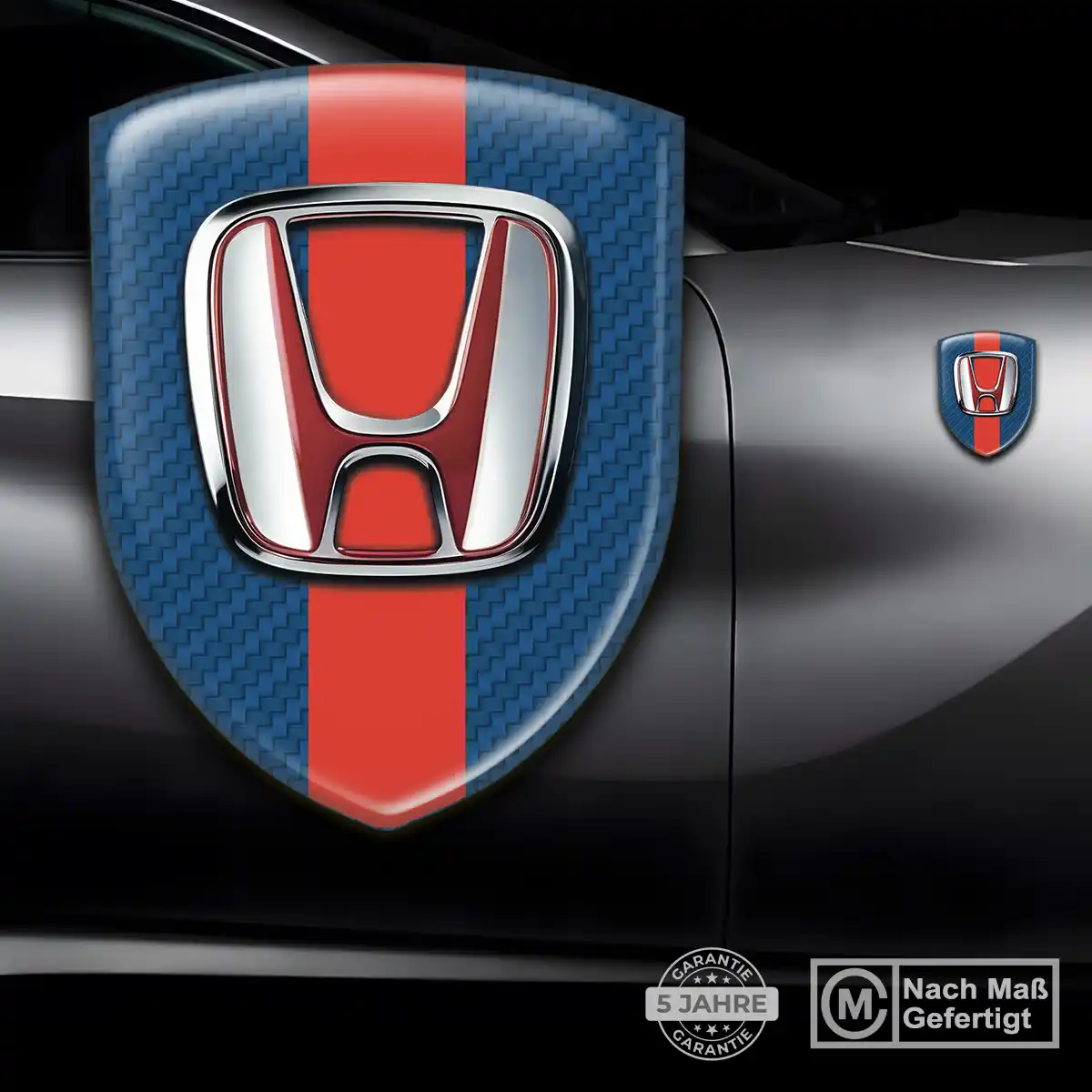 Honda Aufkleber Wappen Emblem Ausdrucksstarkes Design