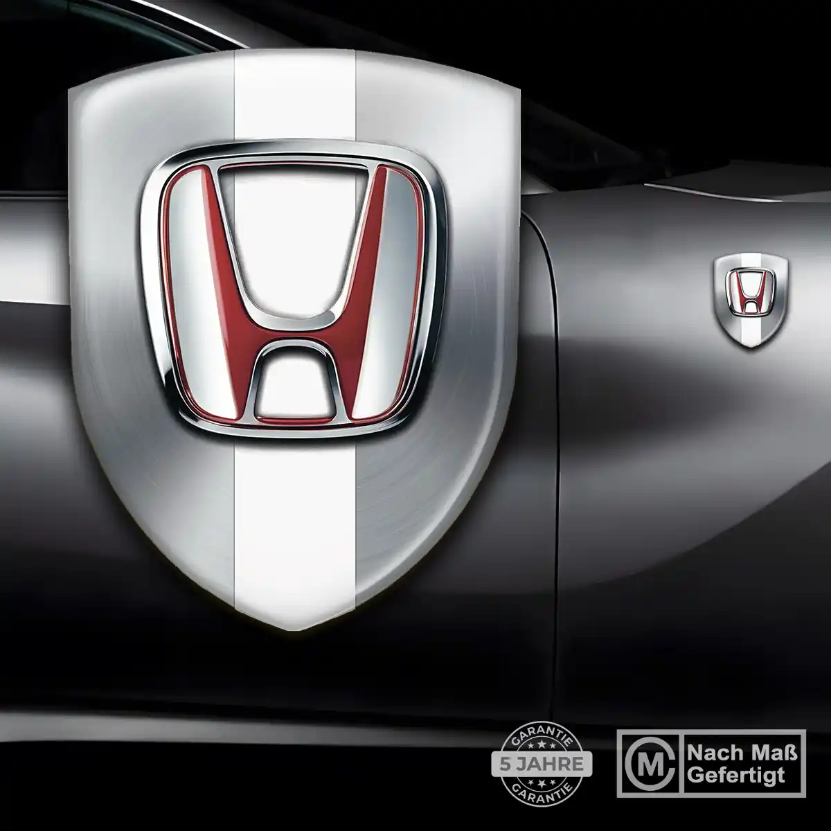 Honda Aufkleber Wappen Emblem Auto Hochwertiges Harz