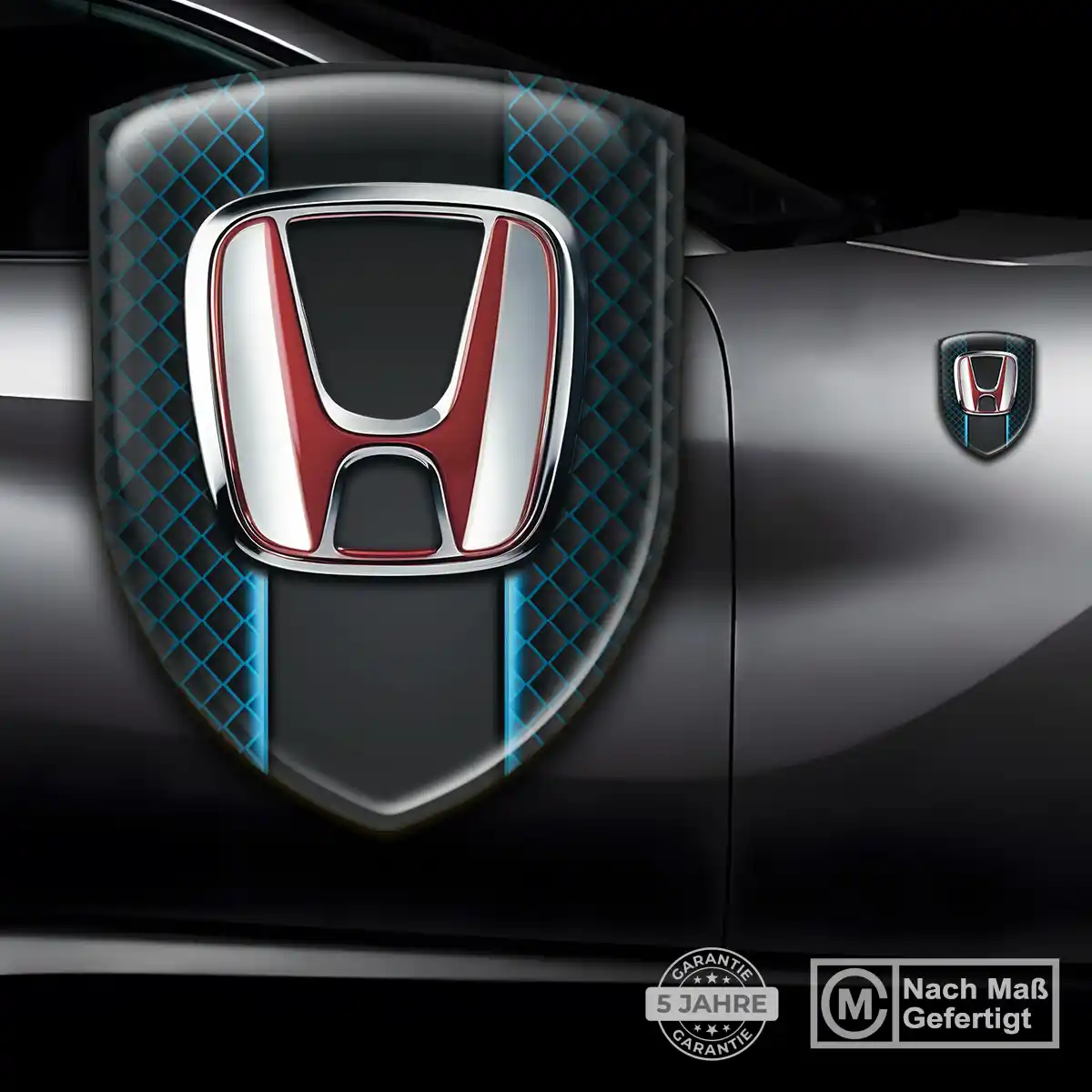 Honda Aufkleber Wappen Emblem Auto Stilvolles Design