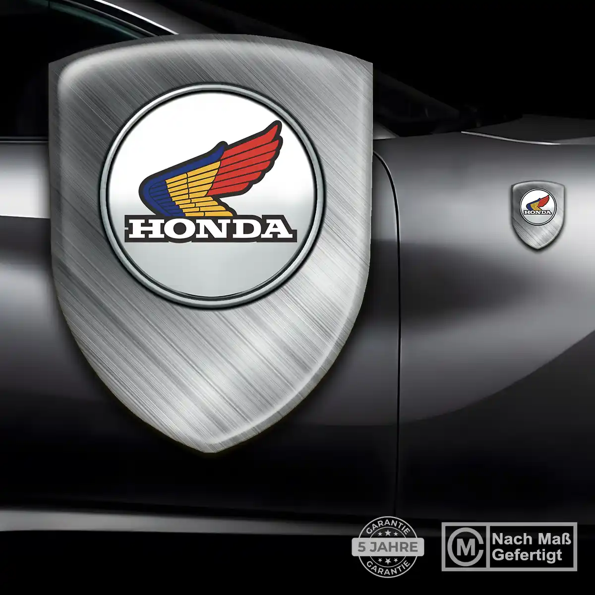 Honda Aufkleber Wappen Emblem Hochwertiges Harz