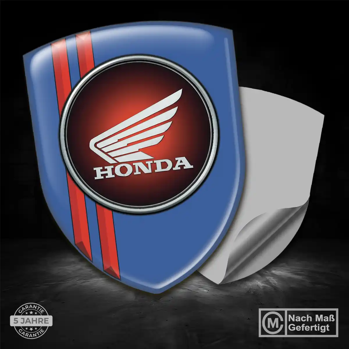 Honda Aufkleber Wappen Emblem Interieurdesign