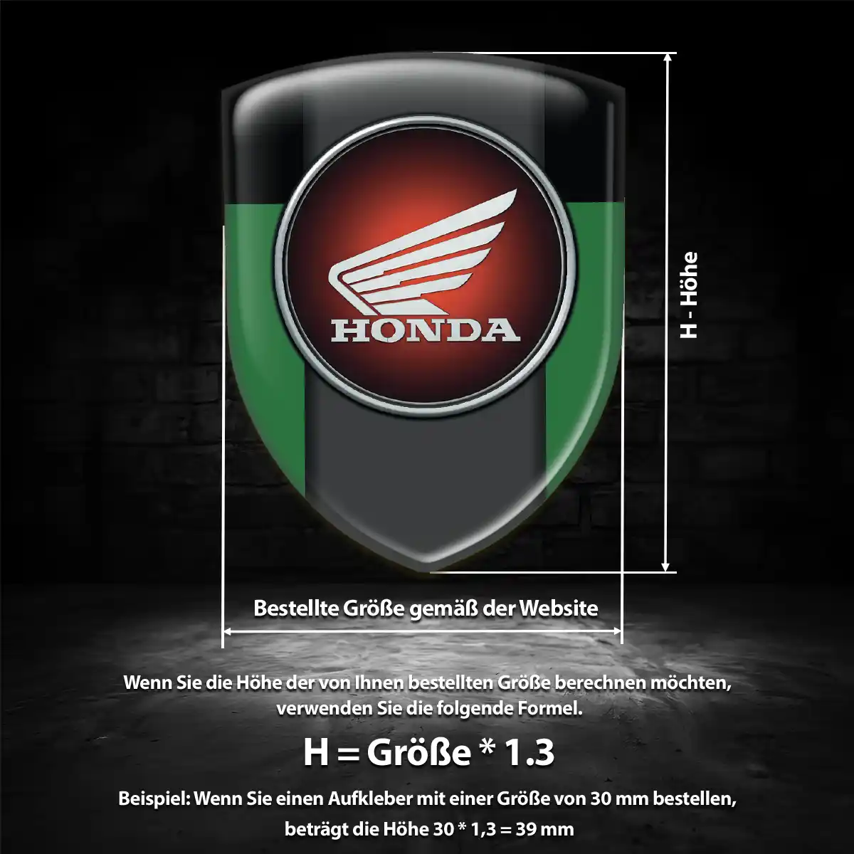 Honda Emblem Aufkleber Auto Modernes Design