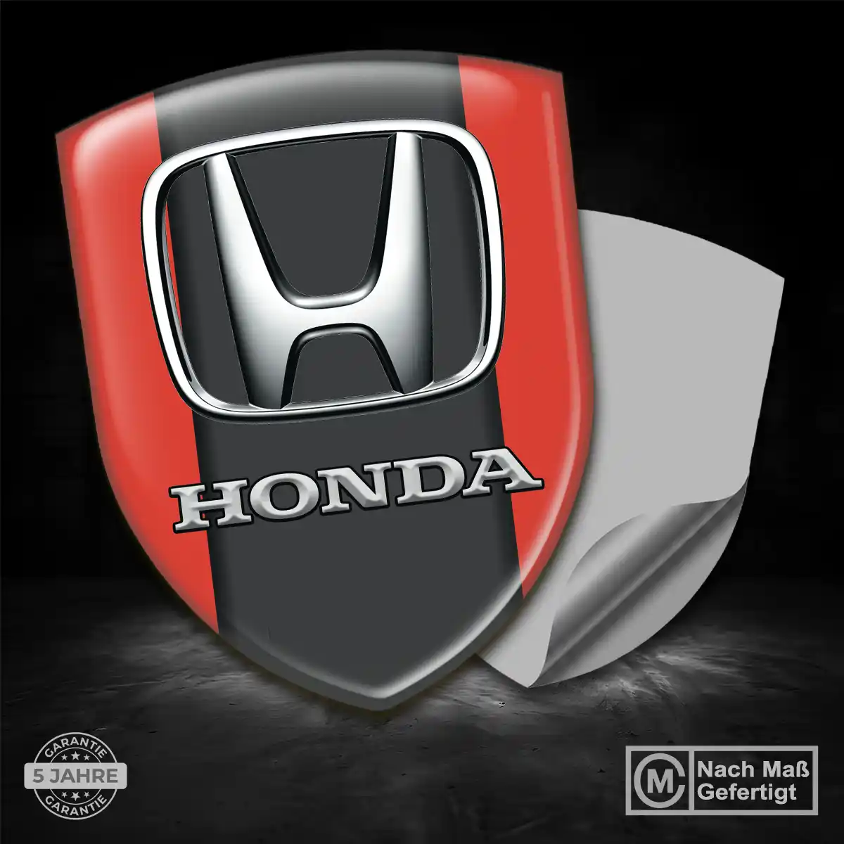 Honda Emblem Aufkleber Wappen Auto Stilvolles Design