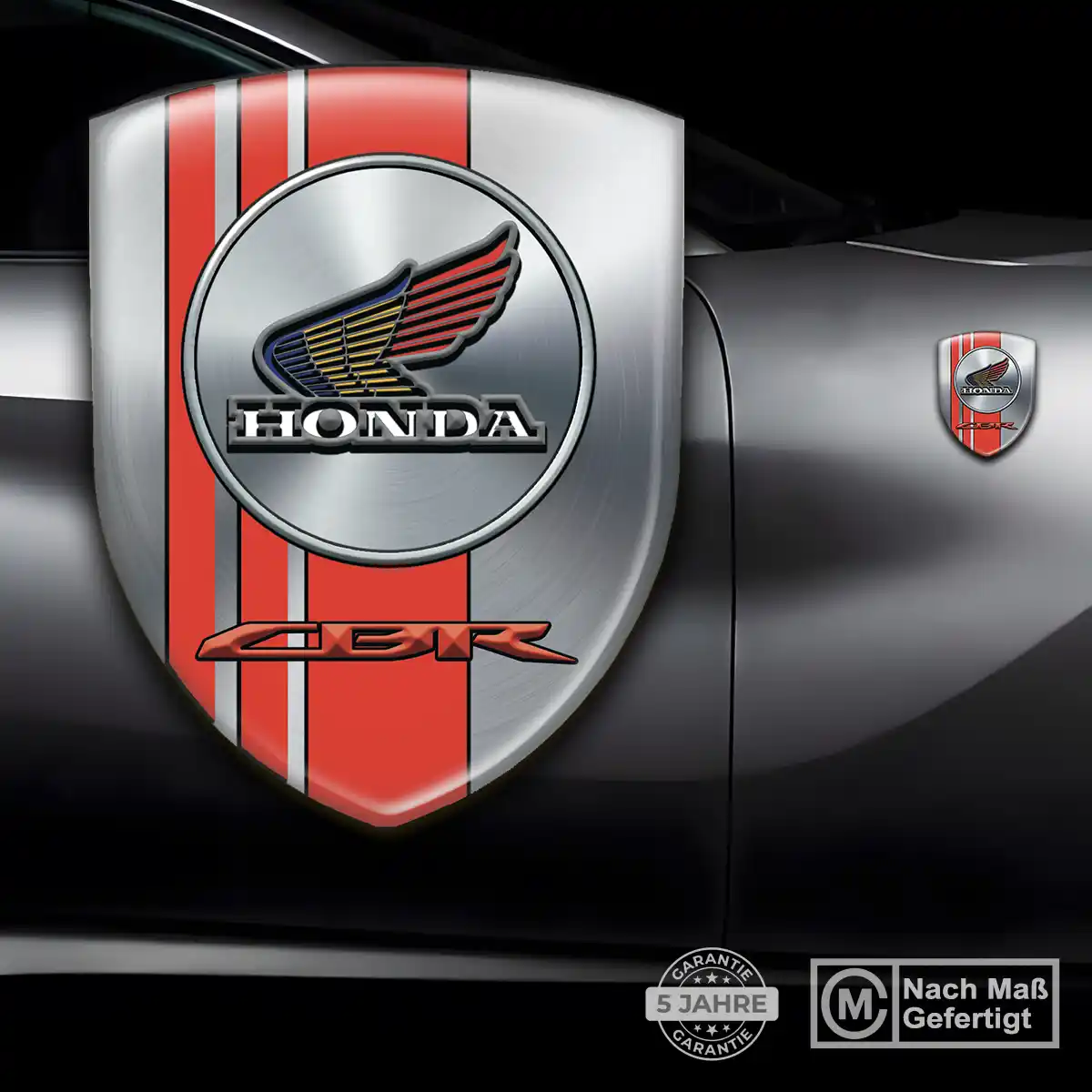 Honda Emblem Aufkleber Wappen Premium-Edition