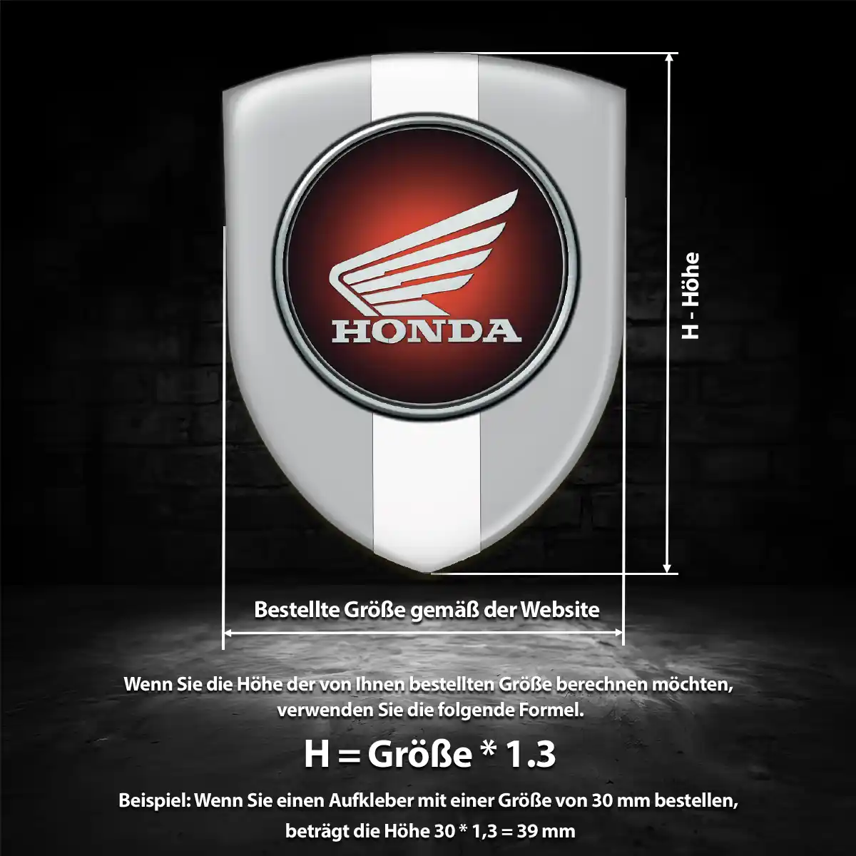 Honda Emblem Auto Elegantes Design