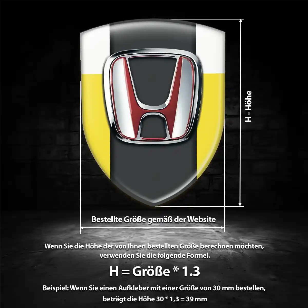 Honda Emblem Auto Luxus-Edition