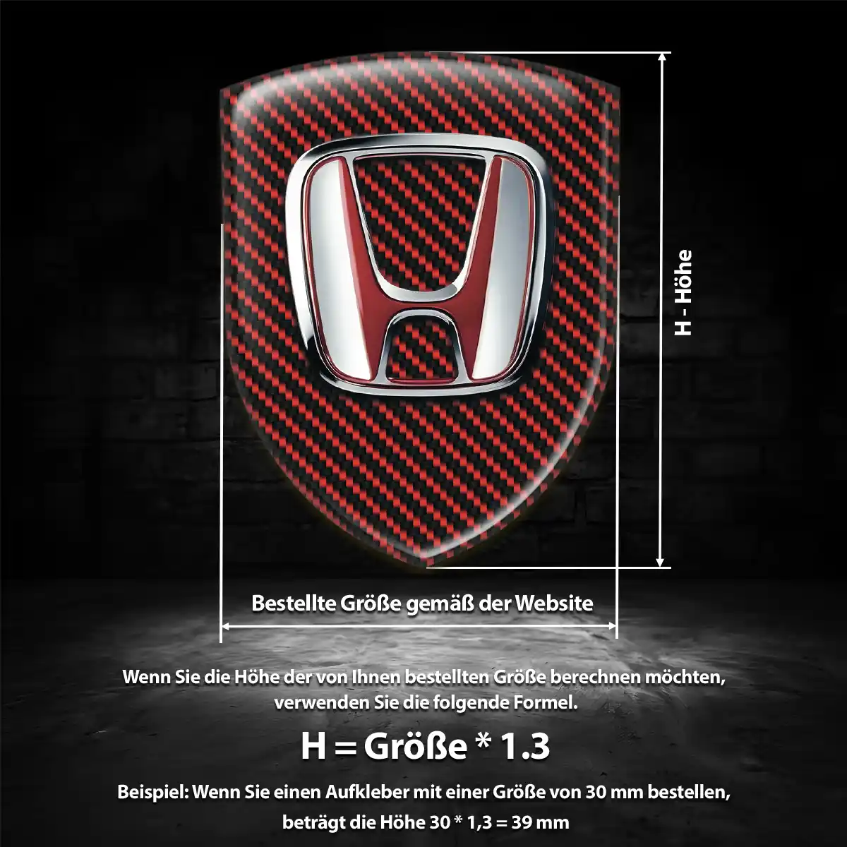 Honda Emblem Auto Modernes Design