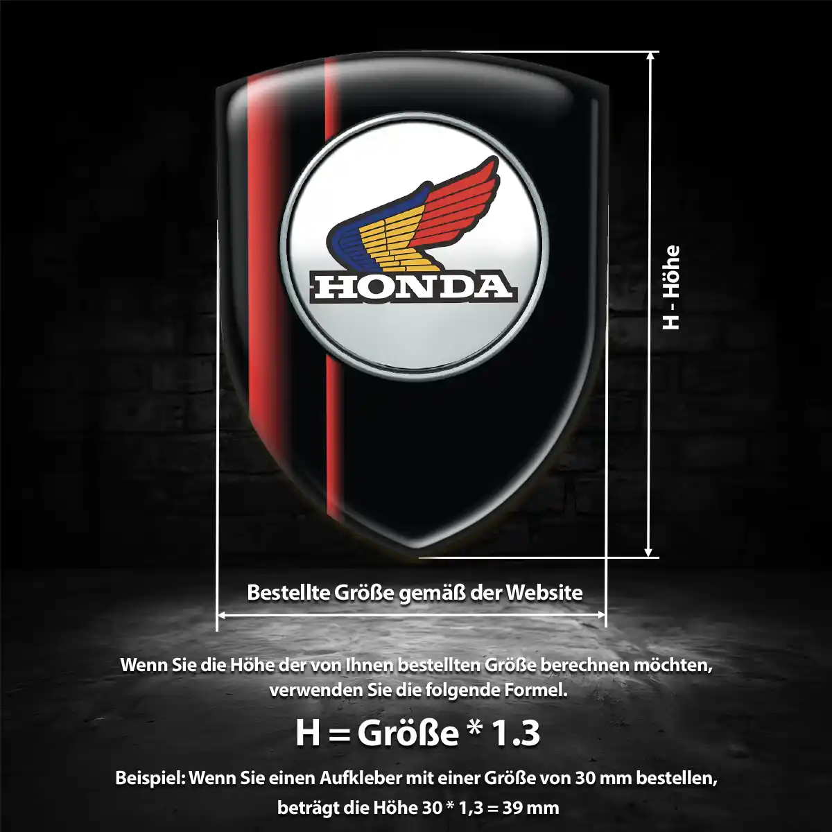 Honda Emblem Auto Premiumqualität