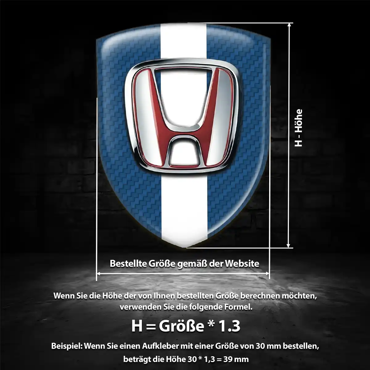 Honda Emblem Edles Design