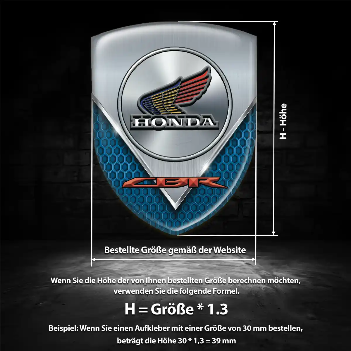 Honda Emblem Hohe Qualität