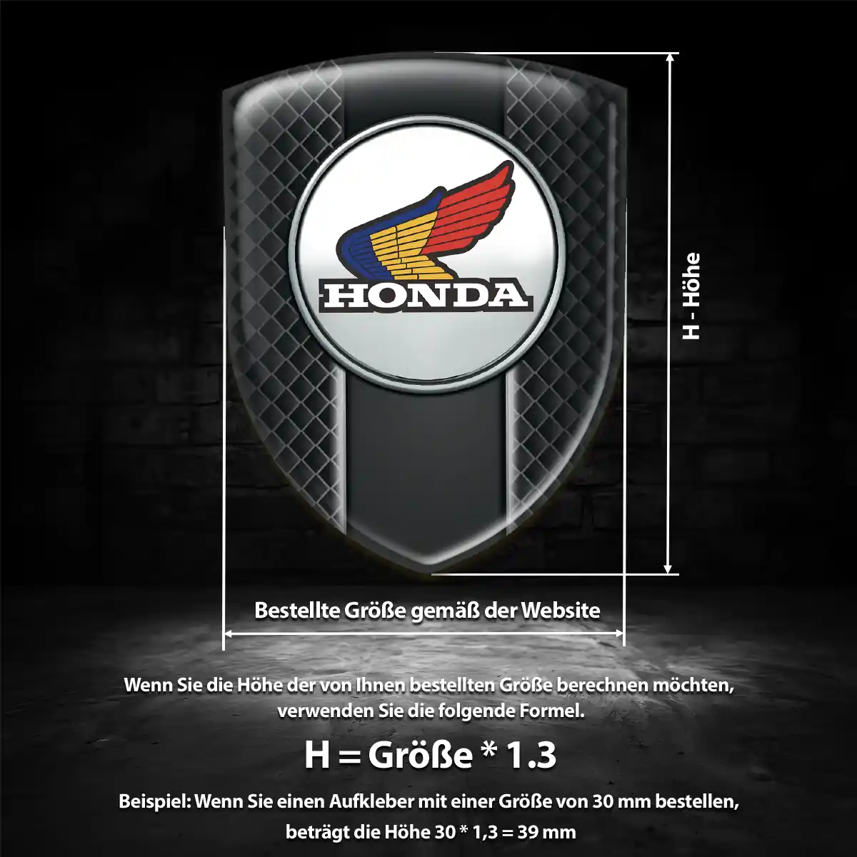 Honda Emblem Limitierte Auflage