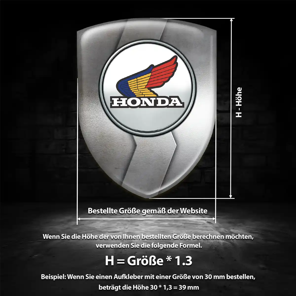 Honda Emblem Luxus-Edition